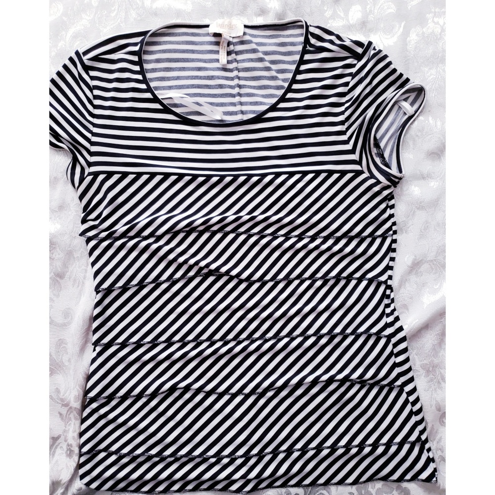 Striped Layered Blouse